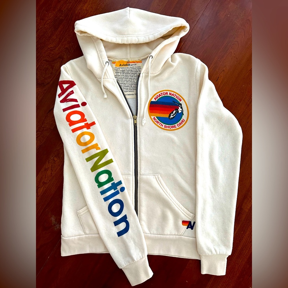 AVIATOR NATION HOODIE XS HAWAII